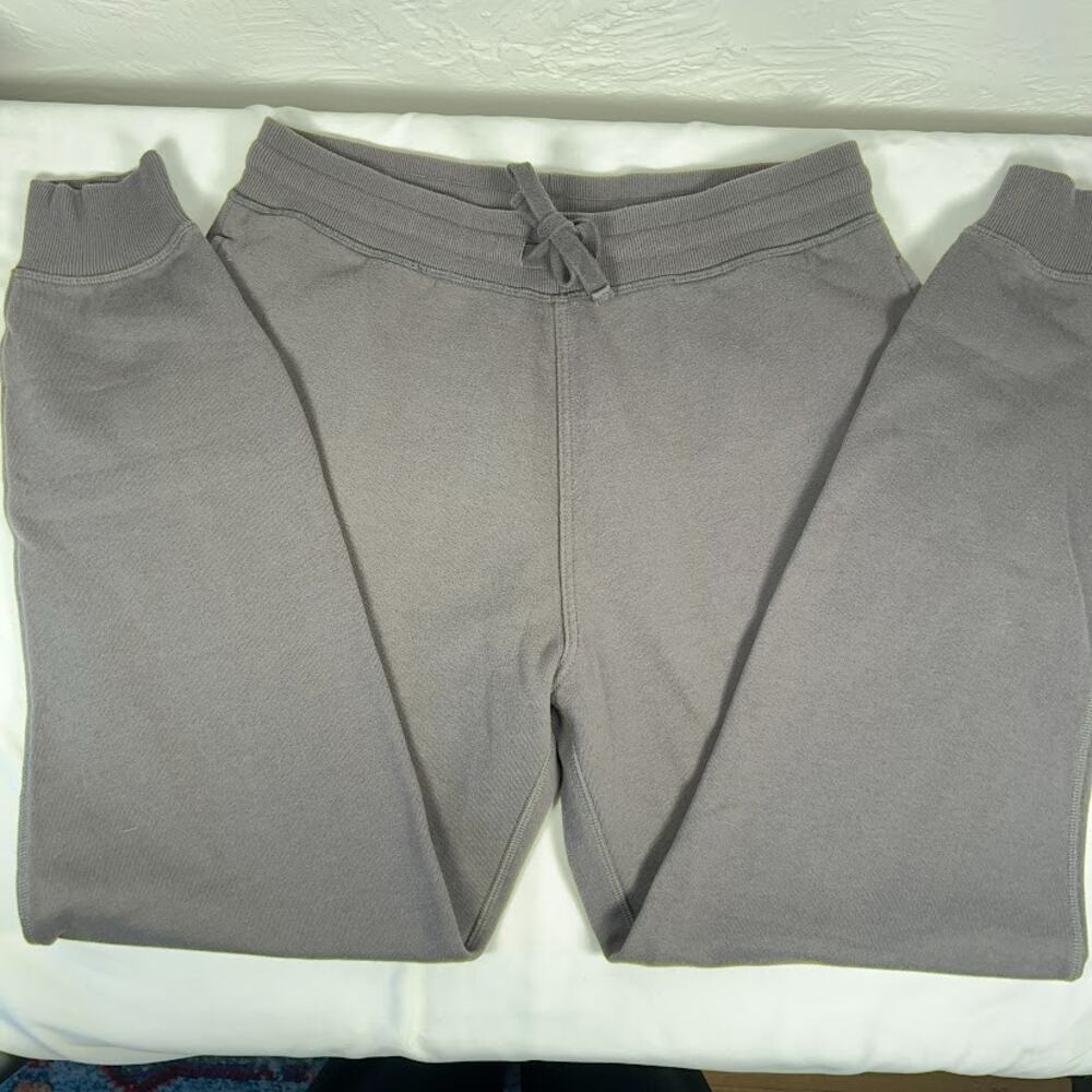 Richer Poorer Recycled Sweatpants Gray Jogger Men’s Large Drawstring Fleece